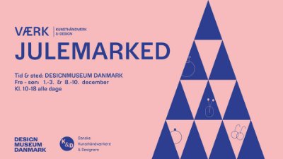 Julemarkedet VÆRK i Designmuseum Danmarks smukke have