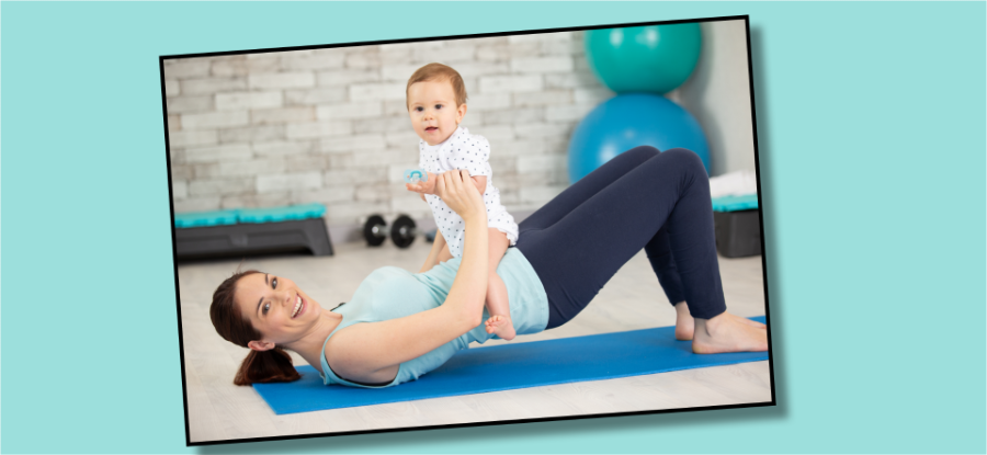 Pilates after giving birth, team I (mums & babies 6 weeks - 12 months)